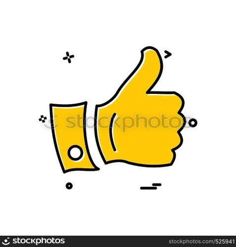 Like icon design vector