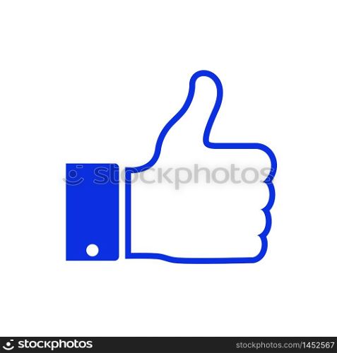 Like icon vector. Thumbs up icon in flat style. Thumb up symbol for social media, web, mobile app.vector illustration eps10. Like icon vector. Thumbs up icon in flat style. Thumb up symbol for social media, web, mobile app.vector illustration