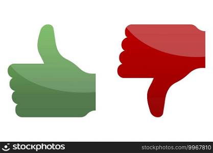 Like red green. Success concept. Illustration icon. Button with like red green on red background. Stock image. EPS 10.. Like red green. Success concept. Illustration icon. Button with like red green on red background. Stock image. 
