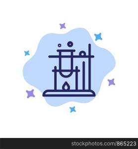 Like, Science, Space Blue Icon on Abstract Cloud Background
