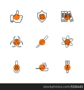 like , un protected , files , nuclear , spoon , pan , thrmometer , icon, vector, design, flat, collection, style, creative, icons