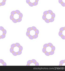 Lilac abstract circle pattern seamless background texture repeat wallpaper geometric vector. Lilac abstract circle pattern seamless vector