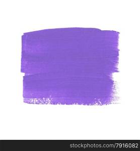 Lilac acrylic paint vector banner