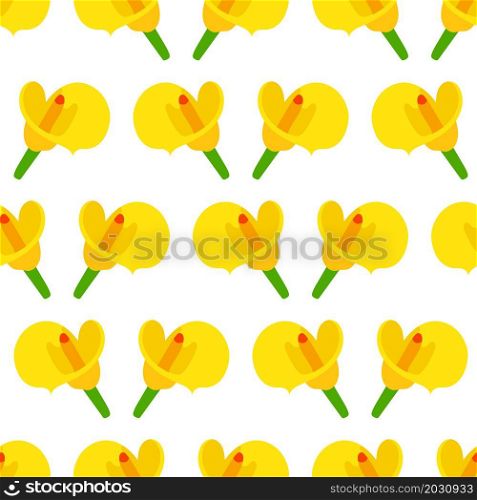 lily yellow calla seamless pattern textile print