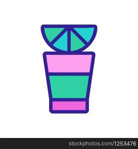 Lime cocktail icon vector. Thin line sign. Isolated contour symbol illustration. Lime cocktail icon vector. Isolated contour symbol illustration