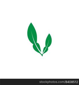 lime leaves logo illustration design