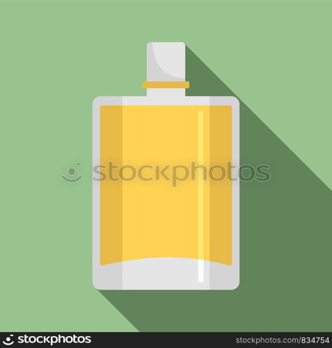 Lime perfume icon. Flat illustration of lime perfume vector icon for web design. Lime perfume icon, flat style
