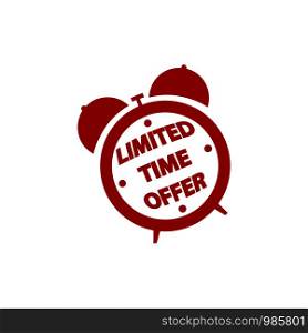Limited time offer icon sign. vector eps10. Limited time offer