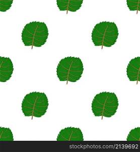 Linden leaf pattern seamless background texture repeat wallpaper geometric vector. Linden leaf pattern seamless vector