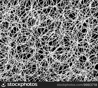 Line abstract pattern with hand drawn lines. wavy striped - vector illustration