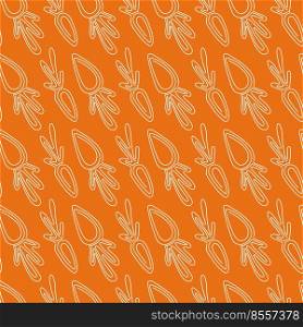 Line carrot. Abstract seamless pattern. Vector illustration. Simple background.. Line carrot. Abstract seamless pattern. Vector illustration. Simple background