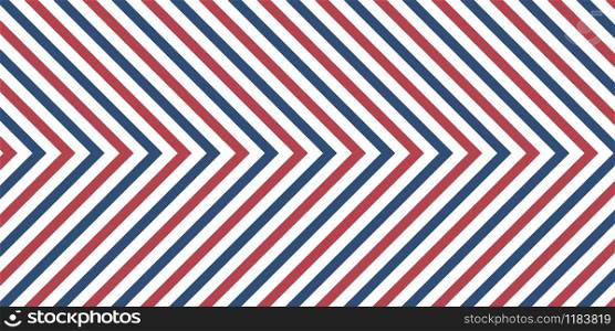 Line chevron pattern background red and blue colors