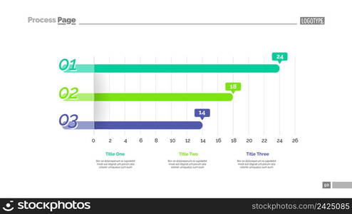 Line graph slide template. Business data. Graph, diagram, design. Creative concept for infographic, presentation, report. Can be used for topics like comparison, work process, analysis