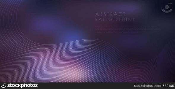 Line wave flow pattern abstract background with space. vector illustration.