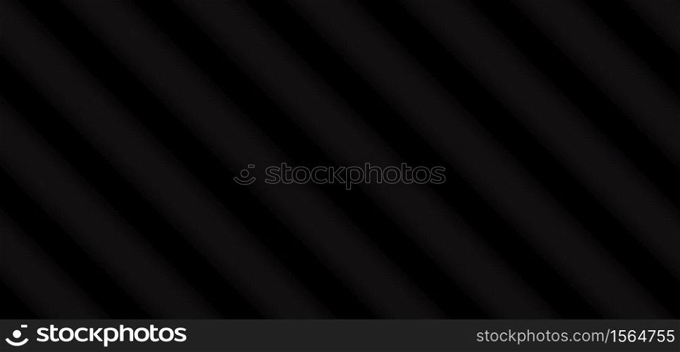 Line zigzag wave shape black color design light blur style. vector illustration.