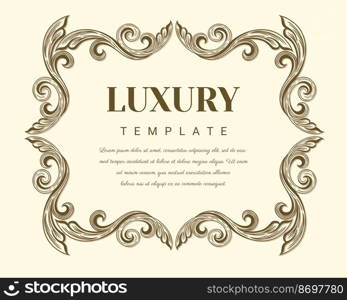 lined design frame, text frames, Vintage Ornate Frame for invitations and greeting cards, Elegant vector