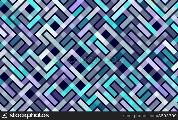 Lines Vector seamless pattern Banner. Geometric striped ornament. Monochrome linear background