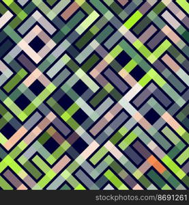 Lines Vector seamless pattern. Geometric striped ornament. Monochrome linear background