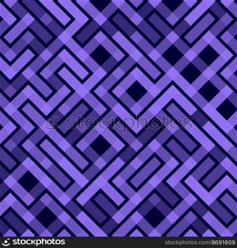 Lines Vector seamless pattern. Geometric striped ornament. Monochrome linear background