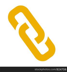 Link sign - vector chain symbol - connection icon, internet security object