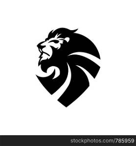 lion and sheild logo template