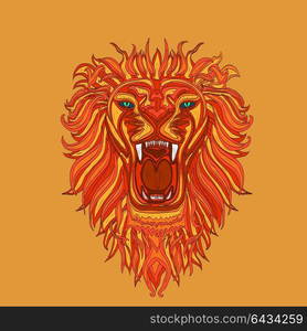 Lion head icon