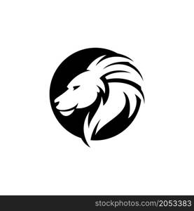 Lion Head Logo design vector template