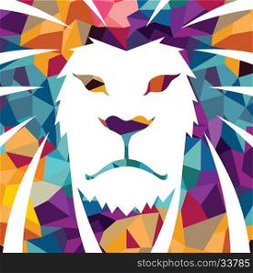 Lion head vector logo template creative illustration Animal wild cat face graphic sign Pride strong power. Lion head vector logo template creative illustration Animal wild cat face graphic sign Pride strong power concept symbol