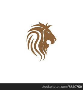 Lion logo icon design illustration template