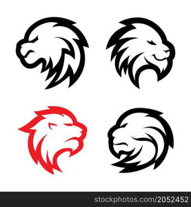 Lion logo images illustration design