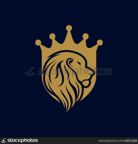lion logo template