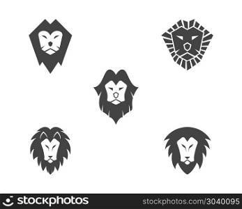 Lion Logo Template vector icon. Lion Logo Template vector icon illustration design