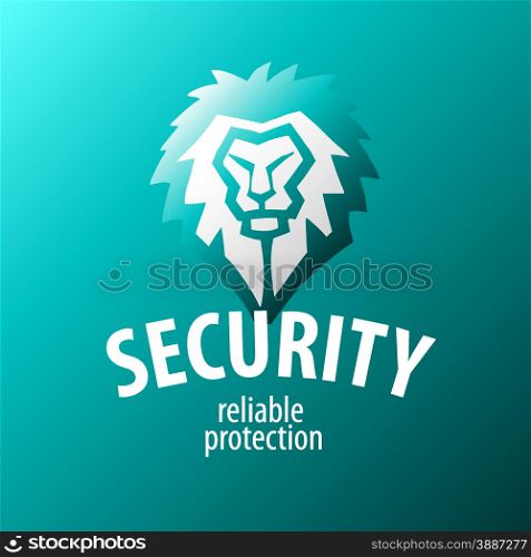 lion vector logo for security guards