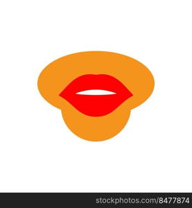 lip logo vector illustration design