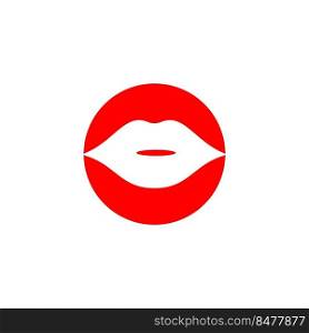 lip logo vector illustration design