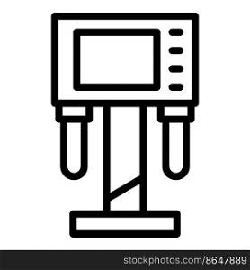 Liposuction equipment icon outline vector. Fat body. Plastic skin. Liposuction equipment icon outline vector. Fat body