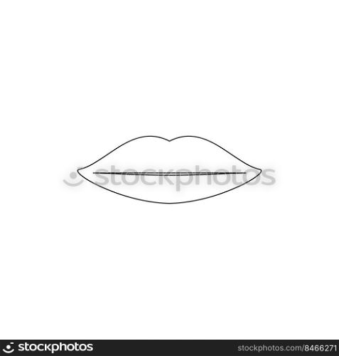 lips icon or logo isolated sign symbol vektor illustration,high quality black style vektor icons