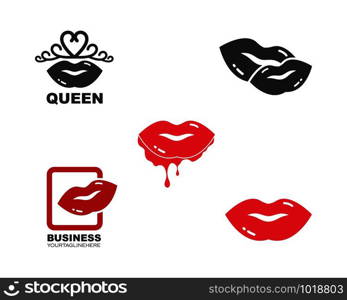 lips icon vector illustration design template