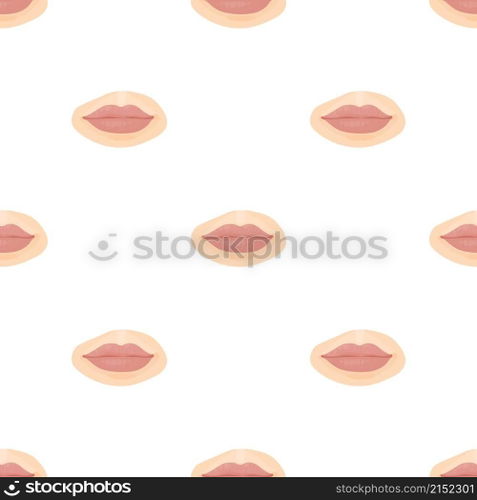 Lips pattern seamless background texture repeat wallpaper geometric vector. Lips pattern seamless vector