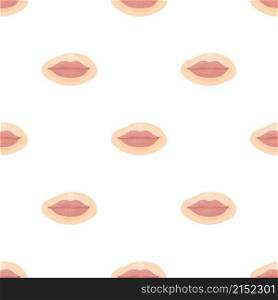 Lips pattern seamless background texture repeat wallpaper geometric vector. Lips pattern seamless vector