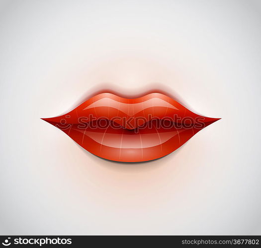 Lips vector background