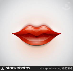 Lips vector background