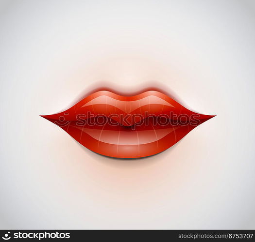 Lips vector background