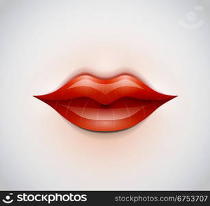 Lips vector background