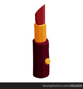 Lipstick icon. Cartoon illustration of lipstick vector icon for web. Lipstick icon, cartoon style