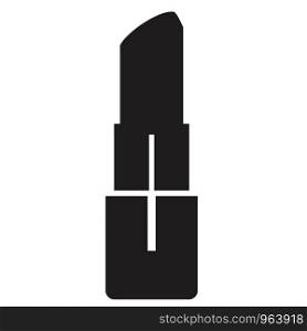 Lipstick icon on white background. flat style. Lipstick icon for your web site design, logo, app, UI. cosmetic symbol. lipstick sign.