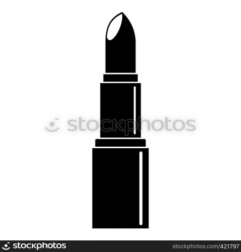 Lipstick icon. Simple illustration of lipstick vector icon for web. Lipstick icon, simple style