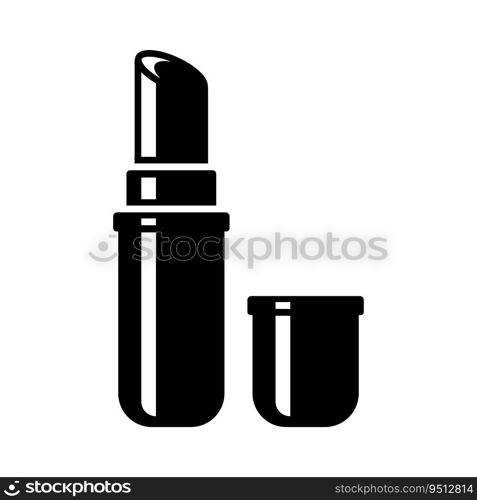 Lipstick icon vector on trendy style for design and print