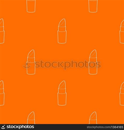 Lipstick pattern vector orange for any web design best. Lipstick pattern vector orange