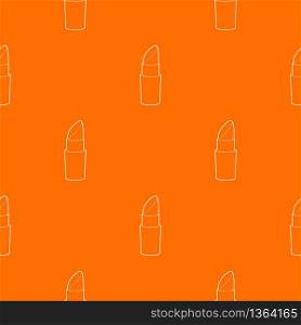 Lipstick pattern vector orange for any web design best. Lipstick pattern vector orange